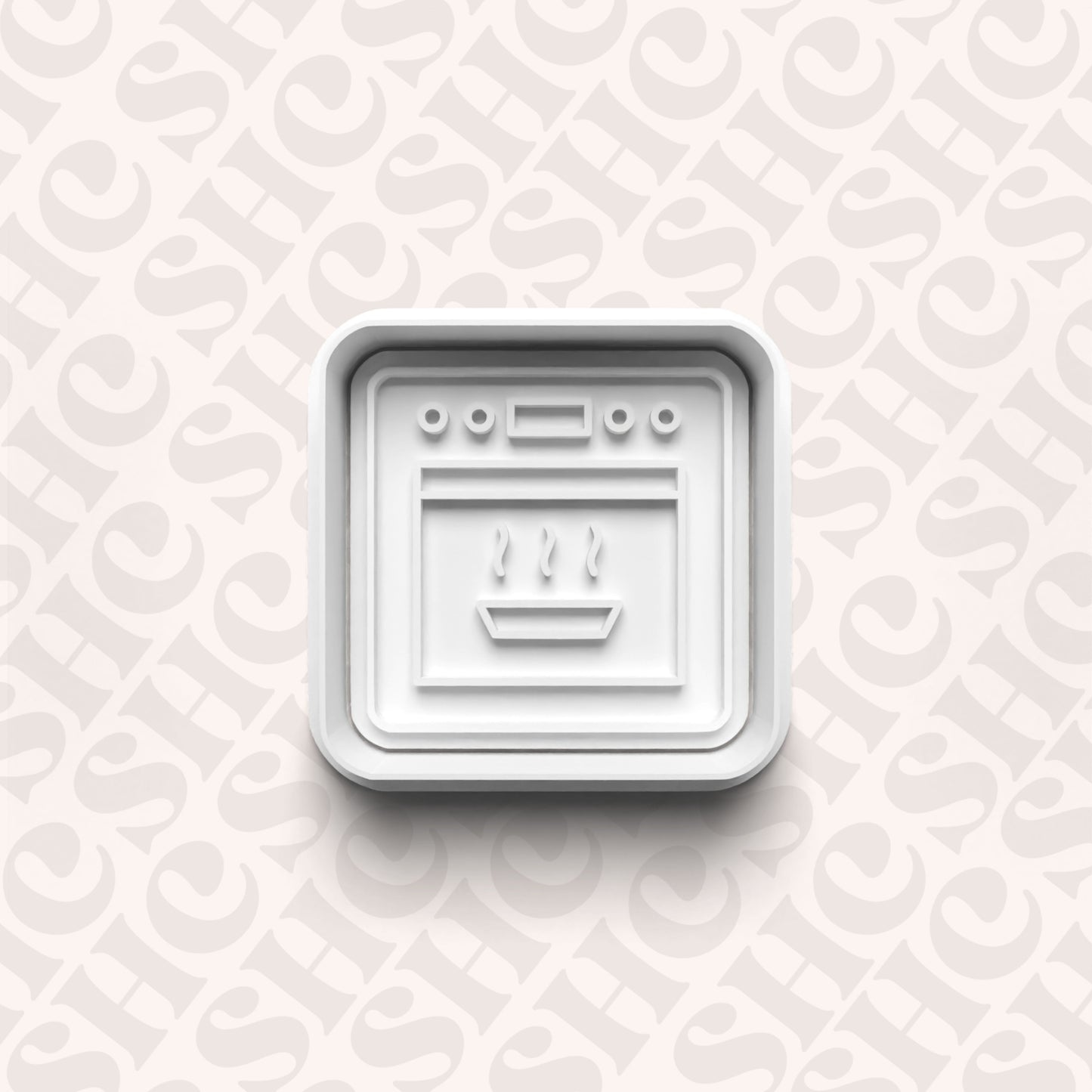 DONE TO ORDER: Oven Cookie Cutter + Fondant Stamp Set