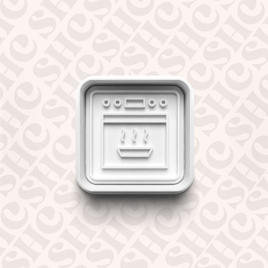 DONE TO ORDER: Oven Cookie Cutter + Fondant Stamp Set