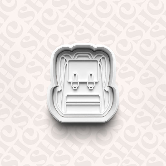 DONE TO ORDER: Backpack Cookie Cutter + Fondant Set