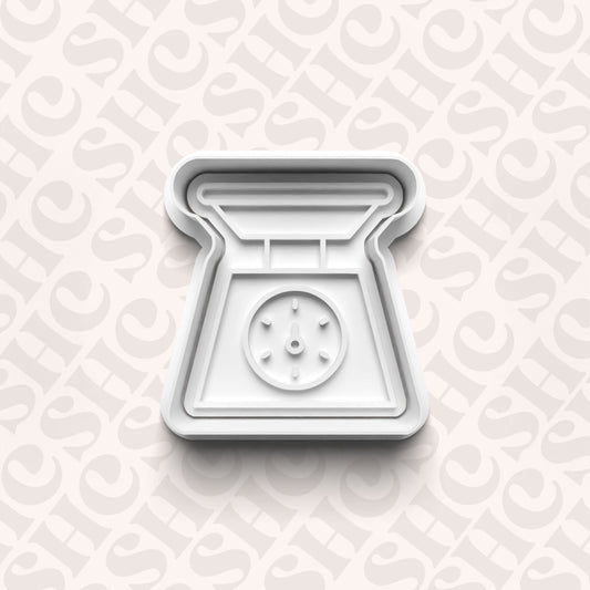 DONE TO ORDER: Scale Cookie Cutter + Fondant Stamp Set