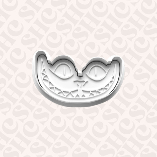 DONE TO ORDER: Cat Face Cookie Cutter + Fondant Stamp Set