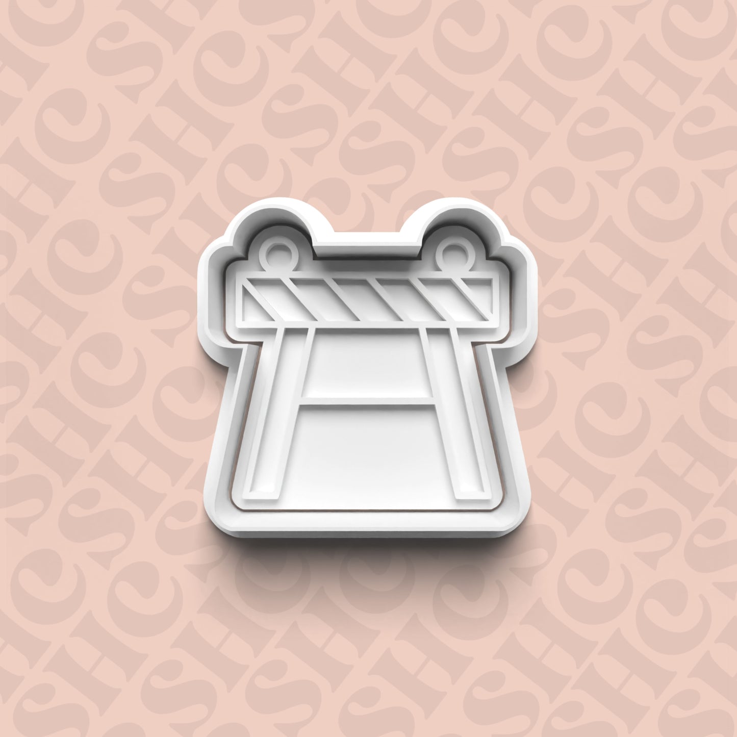 DONE TO ORDER: Construction Cookie Cutter + Fondant Stamp Set 2