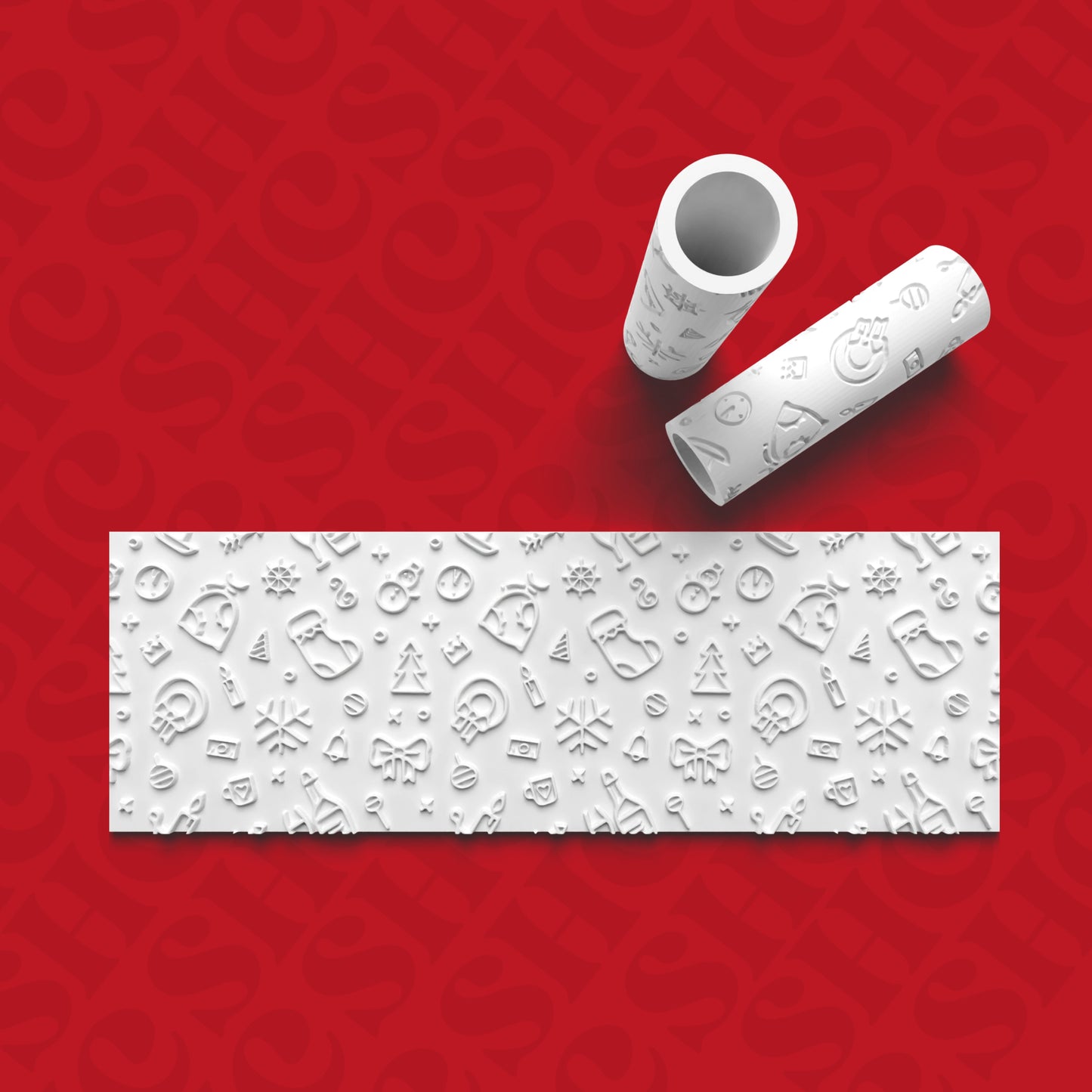 Done to Order: Christmas Texture Roller 4