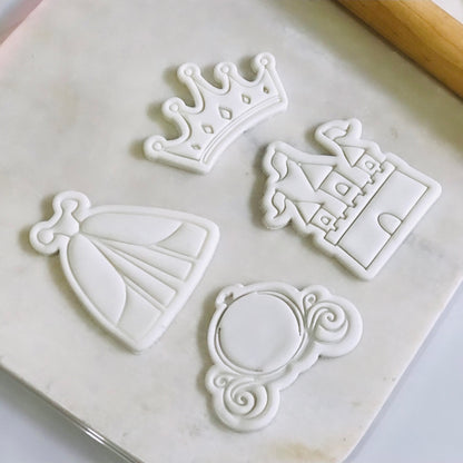 DONE TO ORDER: Princess Dress Cookie Cutter/Fondant Stamp