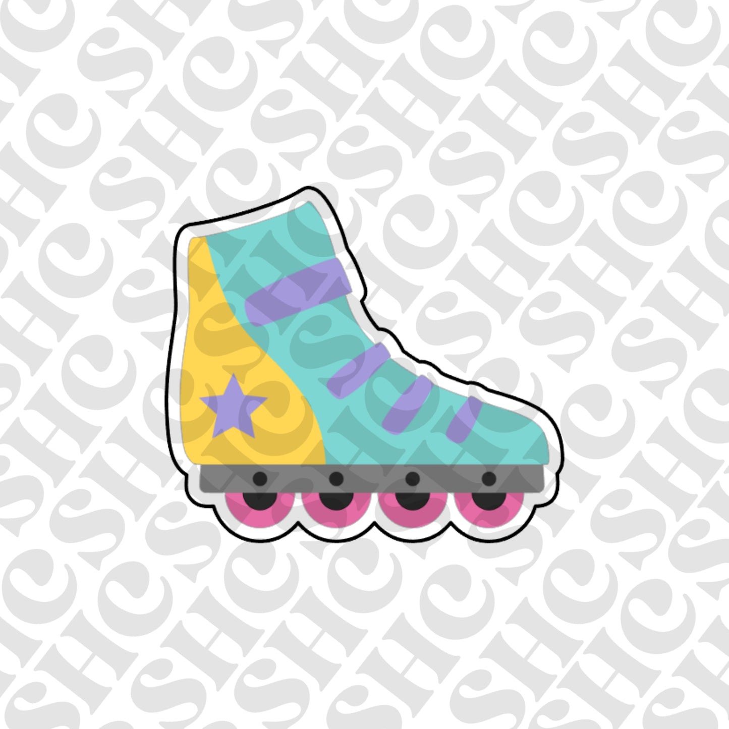 DONE TO ORDER: Rollerskate Cookie Cutter