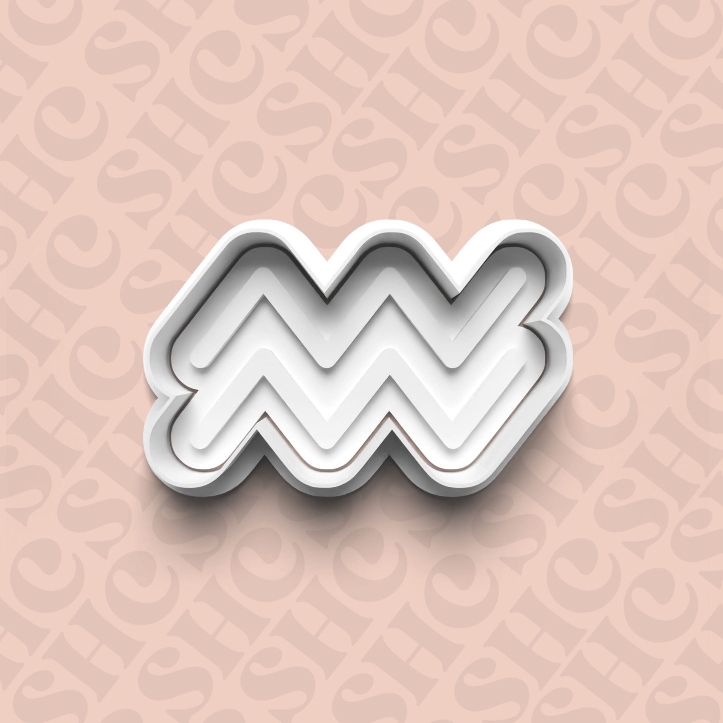 DONE TO ORDER: Aquarius Cookie Cutter + Fondant Stamp Set