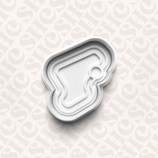 DONE TO ORDER: Race Track Cookie Cutter + Fondant Set