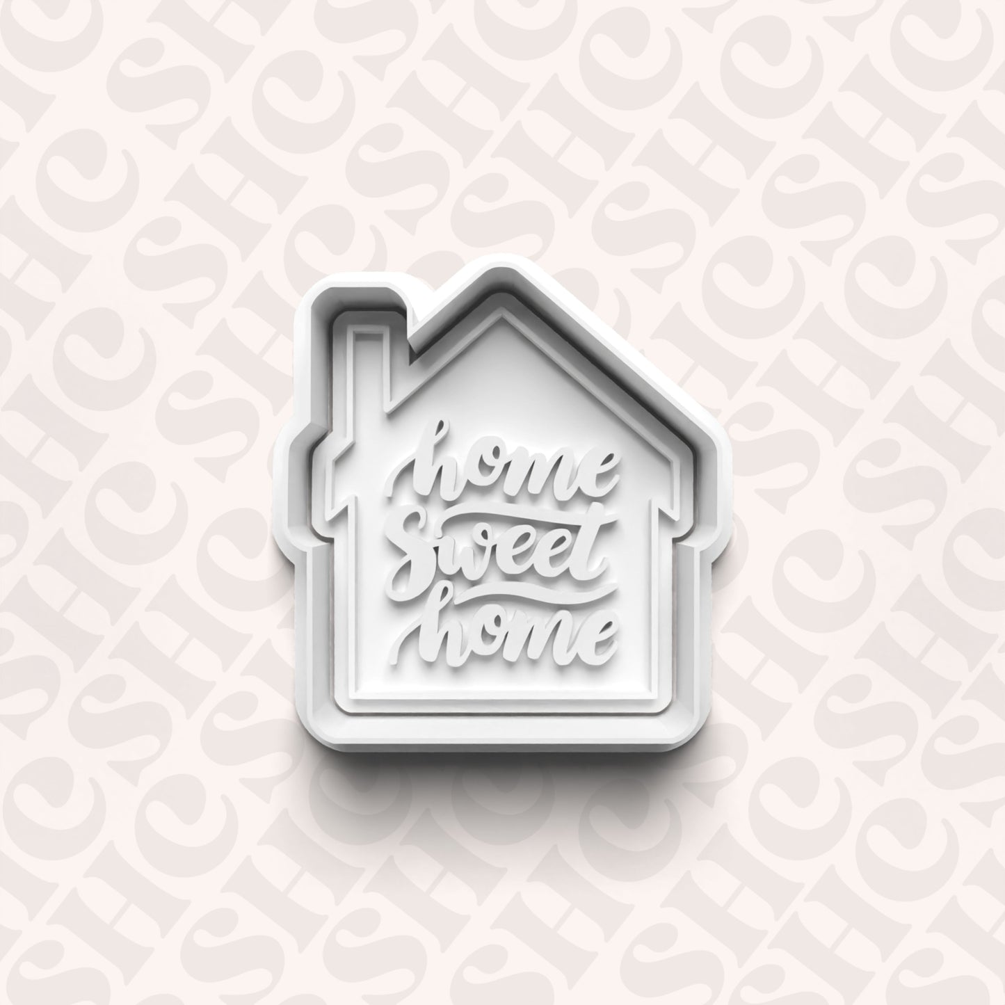 DONE TO ORDER: "Home sweet Home" Cookie Cutter + Fondant Set