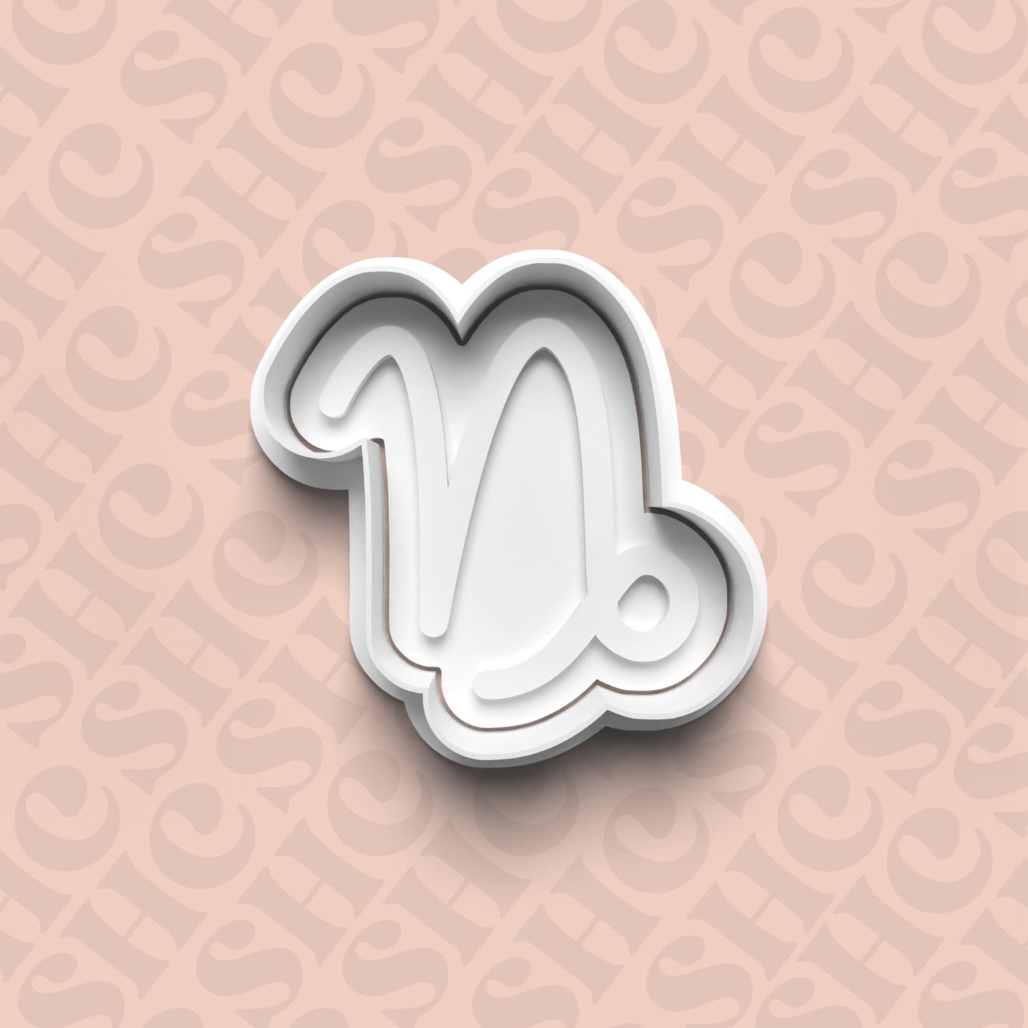 DONE TO ORDER: Capricorn Cookie Cutter + Fondant Stamp Set