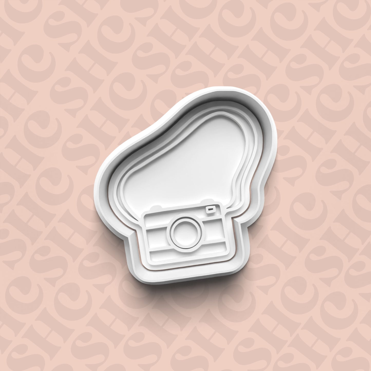 DONE TO ORDER: Camera Cookie Cutter + Fondant Stamp Set 2