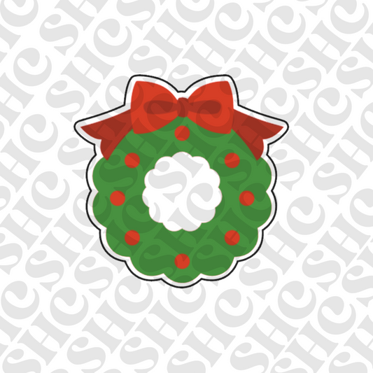 DONE TO ORDER: Christmas Wreath Cookie Cutter