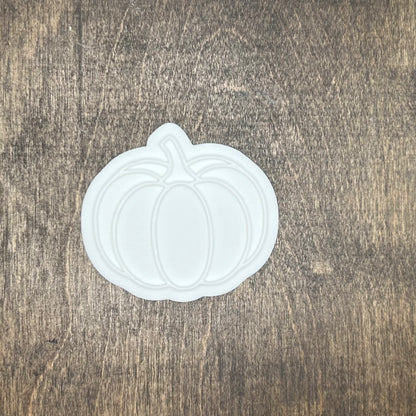 DONE TO ORDER: Pumpkin Cookie Cutter + Fondant Stamp