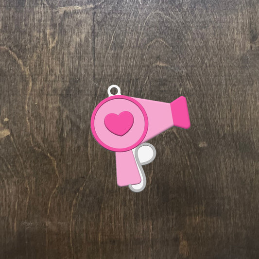 Custom NFC Blowdryer Keychain
