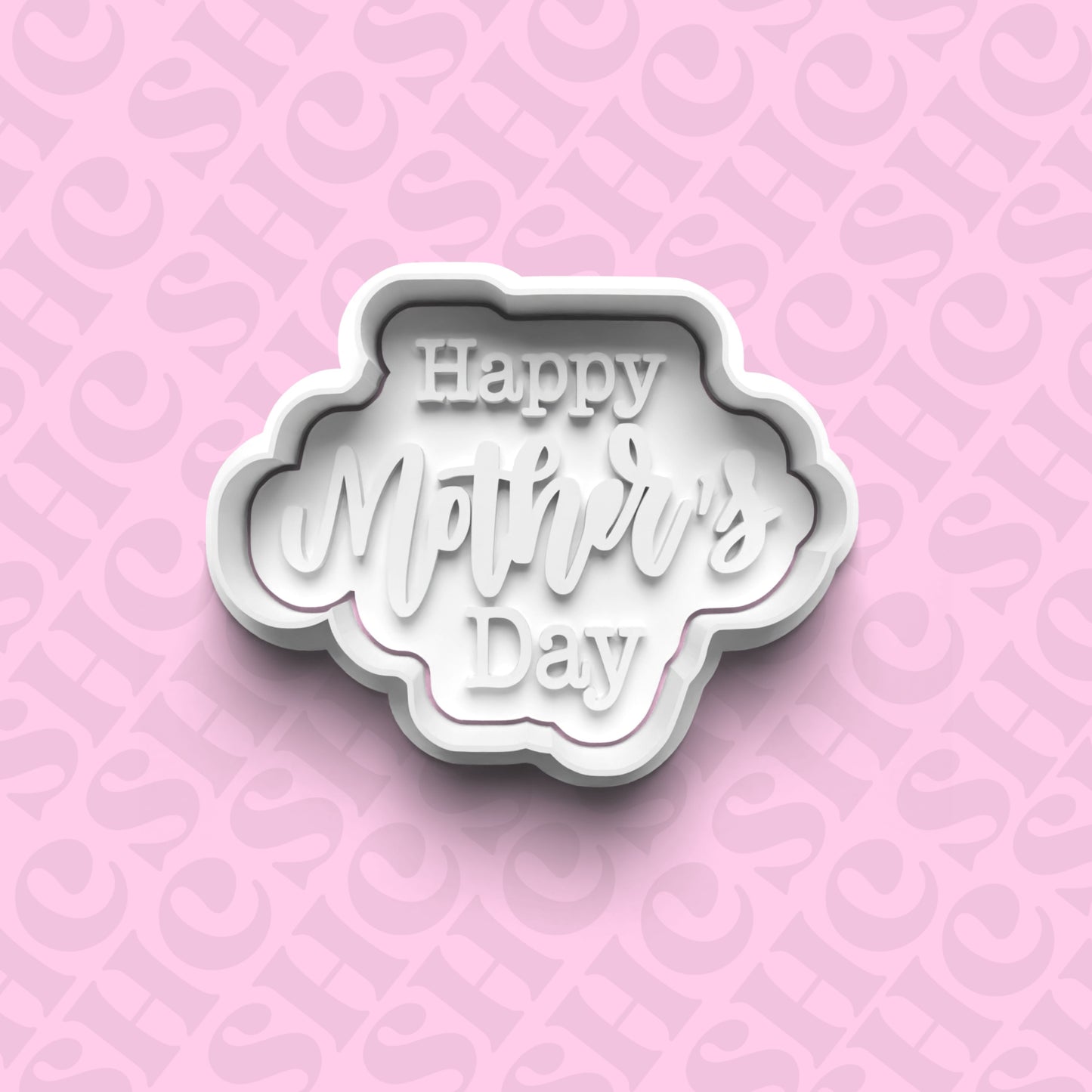 DONE TO ORDER: "Happy Mother's Day" Fondant Stamp Set 1