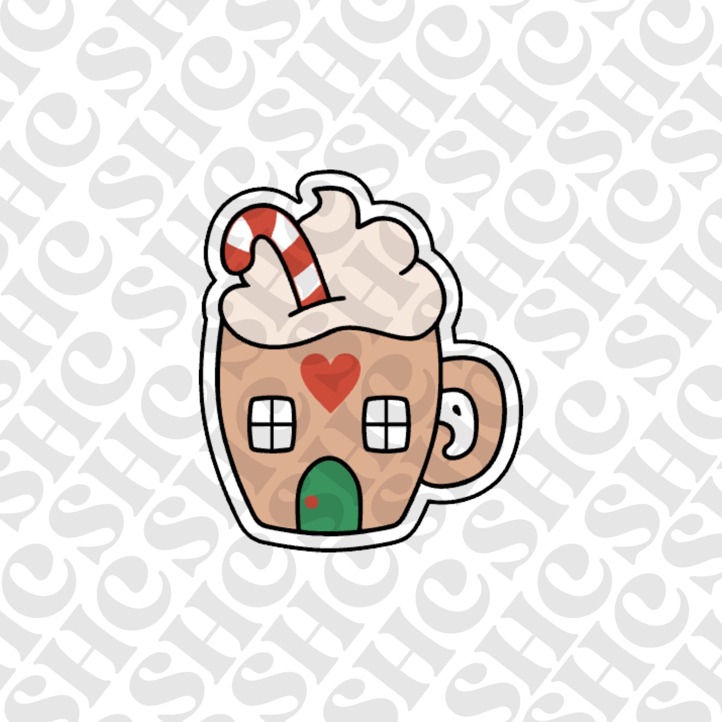 DONE TO ORDER: Gingerbread House Mug Cookie Cutter