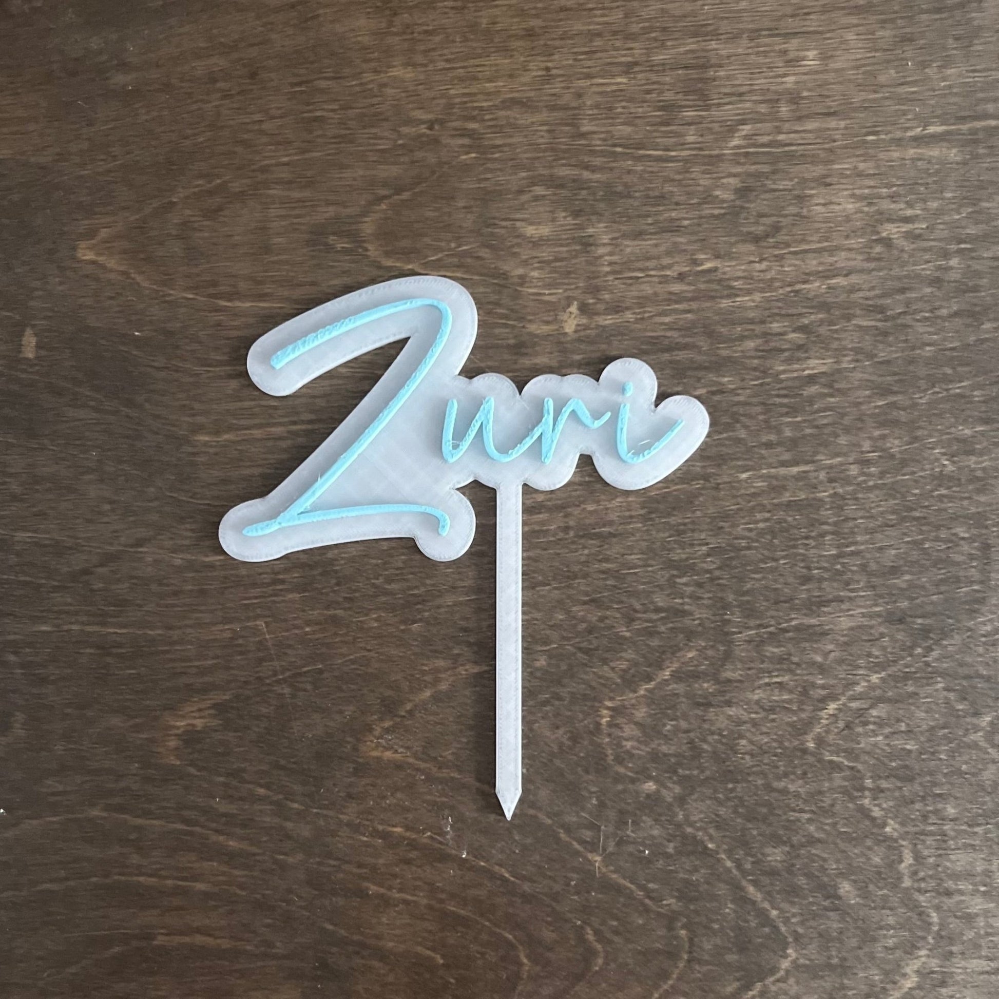 Custom Double Layer Name Topper - SHCreations