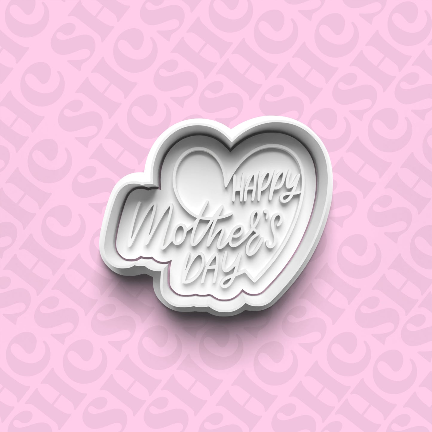 DONE TO ORDER: "Happy Mother's Day" Fondant Stamp Set 3