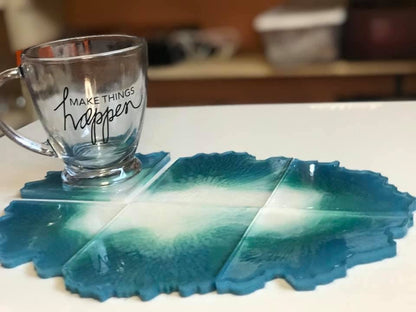 6 Piece Resin Coaster Set - SHCreations