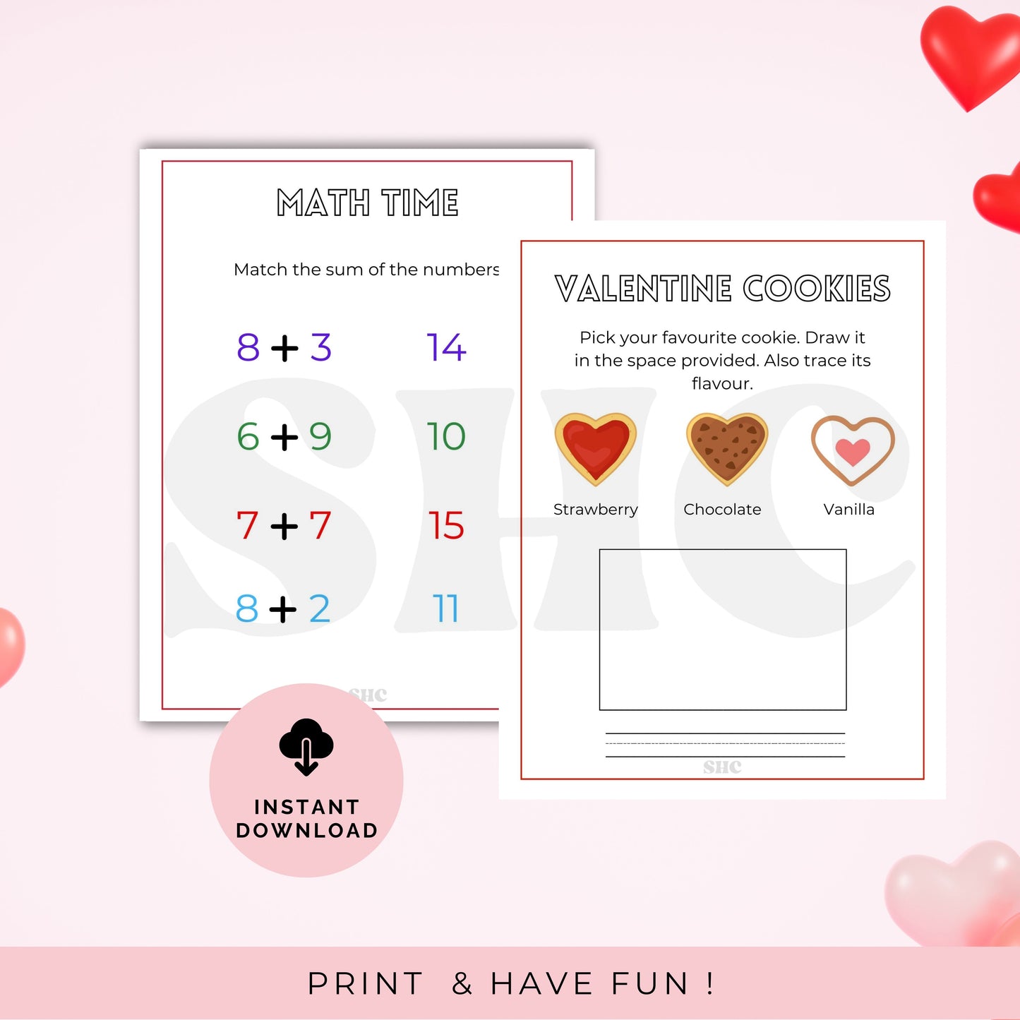 Valentine's Delight: Kids Colouring Pages & Activity Bundle, Love-filled Kids Printables, Vday Fun for Kids, Kids Puzzles, Crafts and Games