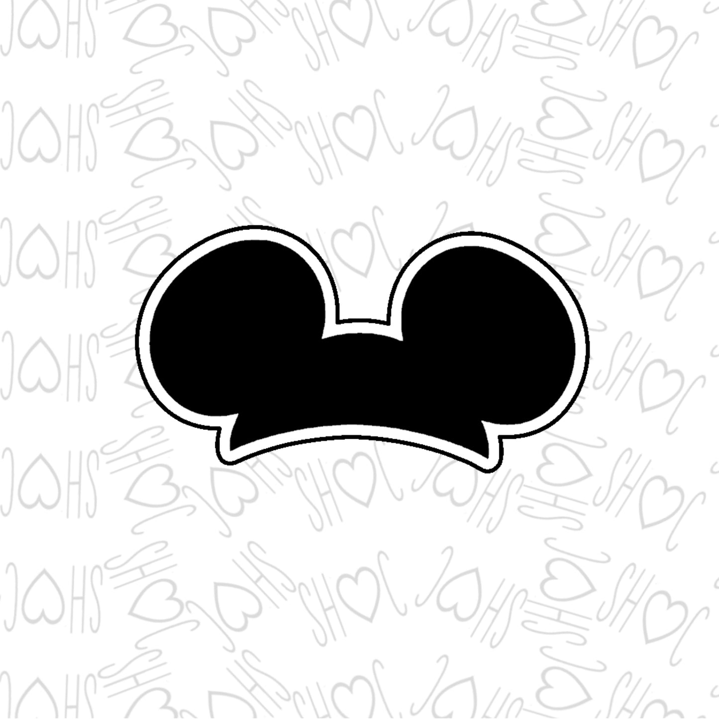 DONE TO ORDER: Mouse Hat Cookie Cutter