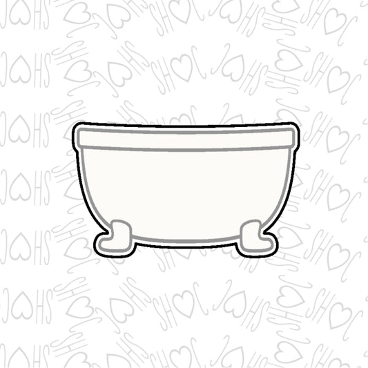 DONE TO ORDER: Bathtub Cookie Cutter