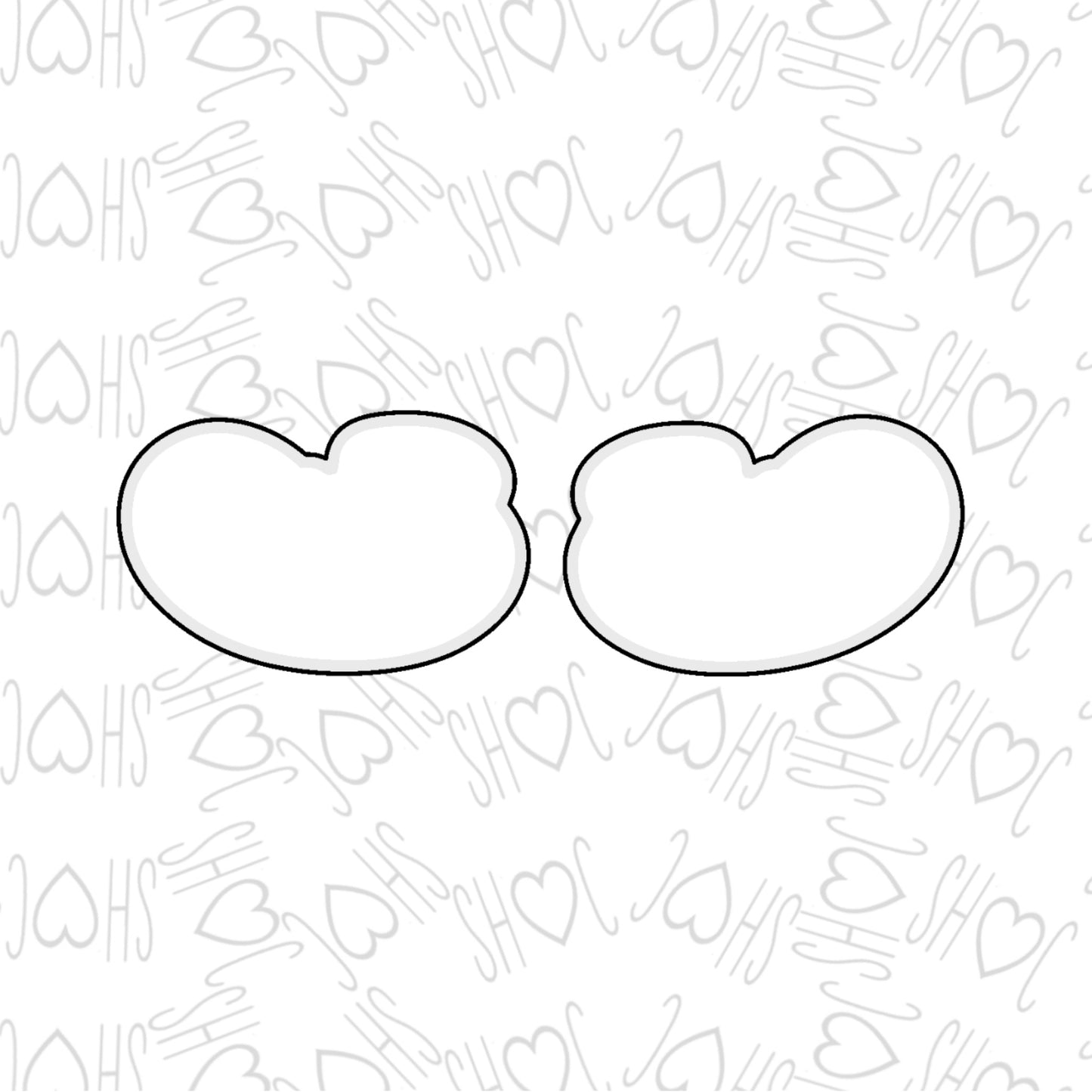 DONE TO ORDER: Mouse Shoes Cookie Cutter