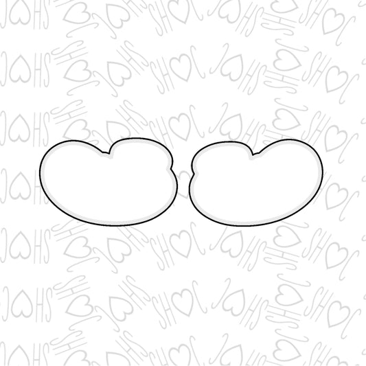 DONE TO ORDER: Mouse Shoes Cookie Cutter