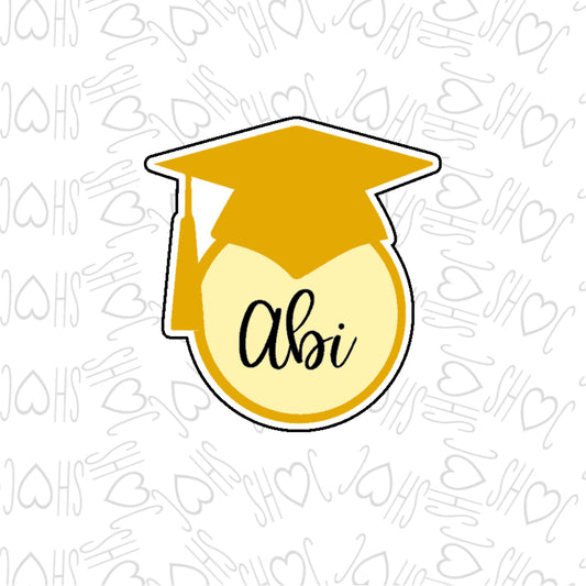 DONE TO ORDER: Graduation Plaque 2 Cookie Cutter