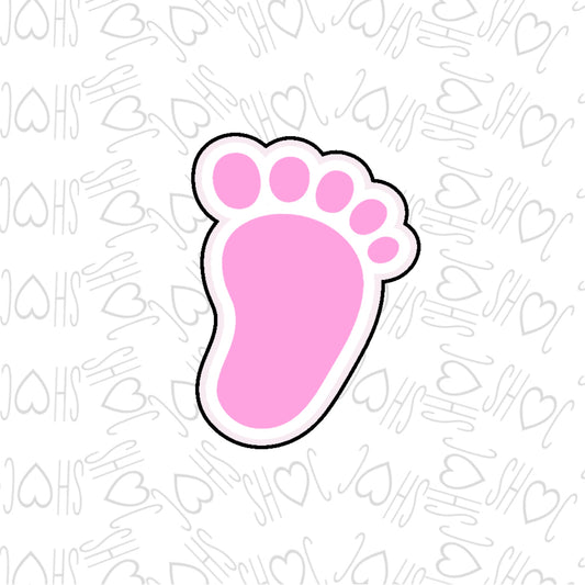 DONE TO ORDER: Baby Foot Cookie Cutter