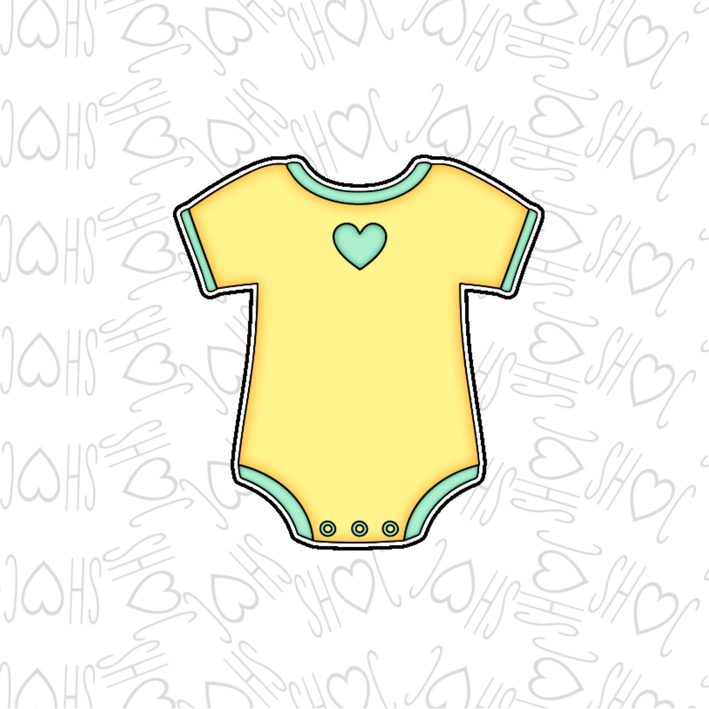 DONE TO ORDER: Onesie 3 Cookie Cutter