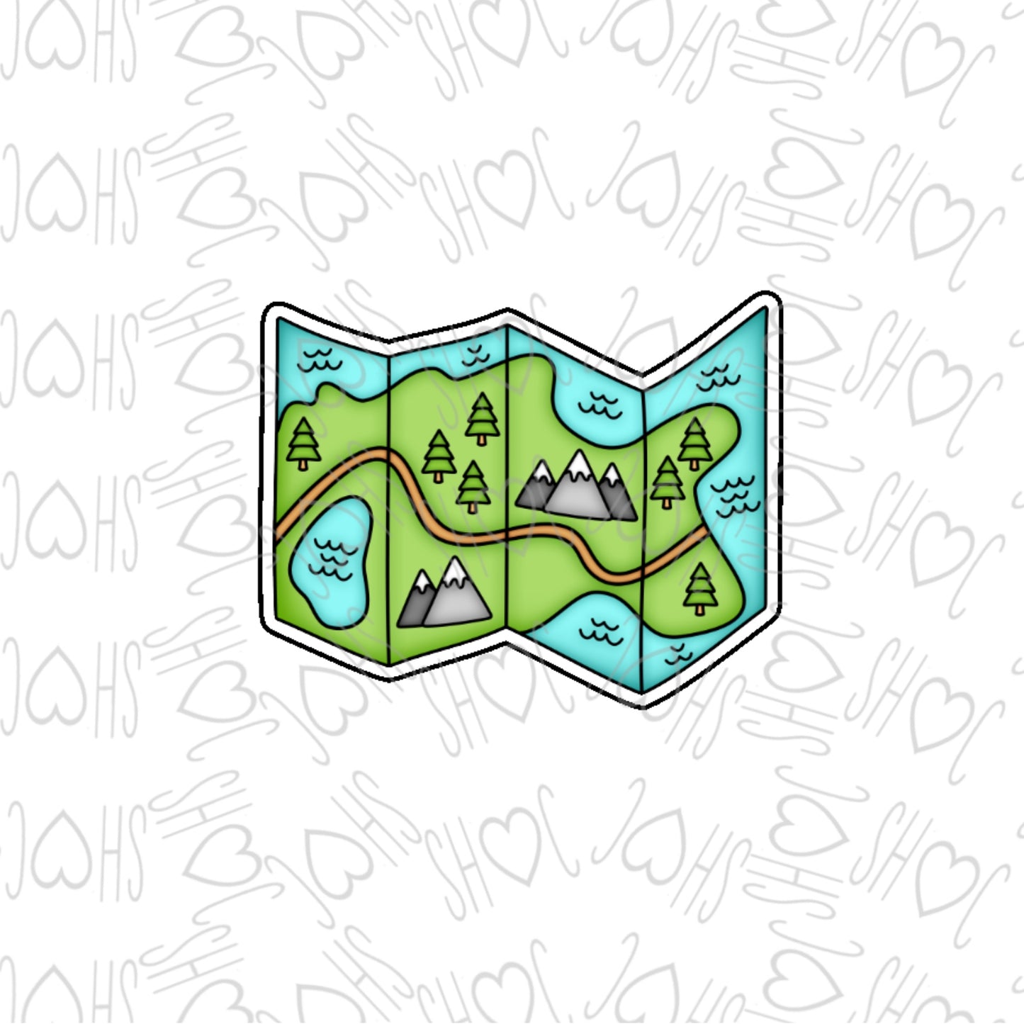 DONE TO ORDER: Map Cookie Cutter