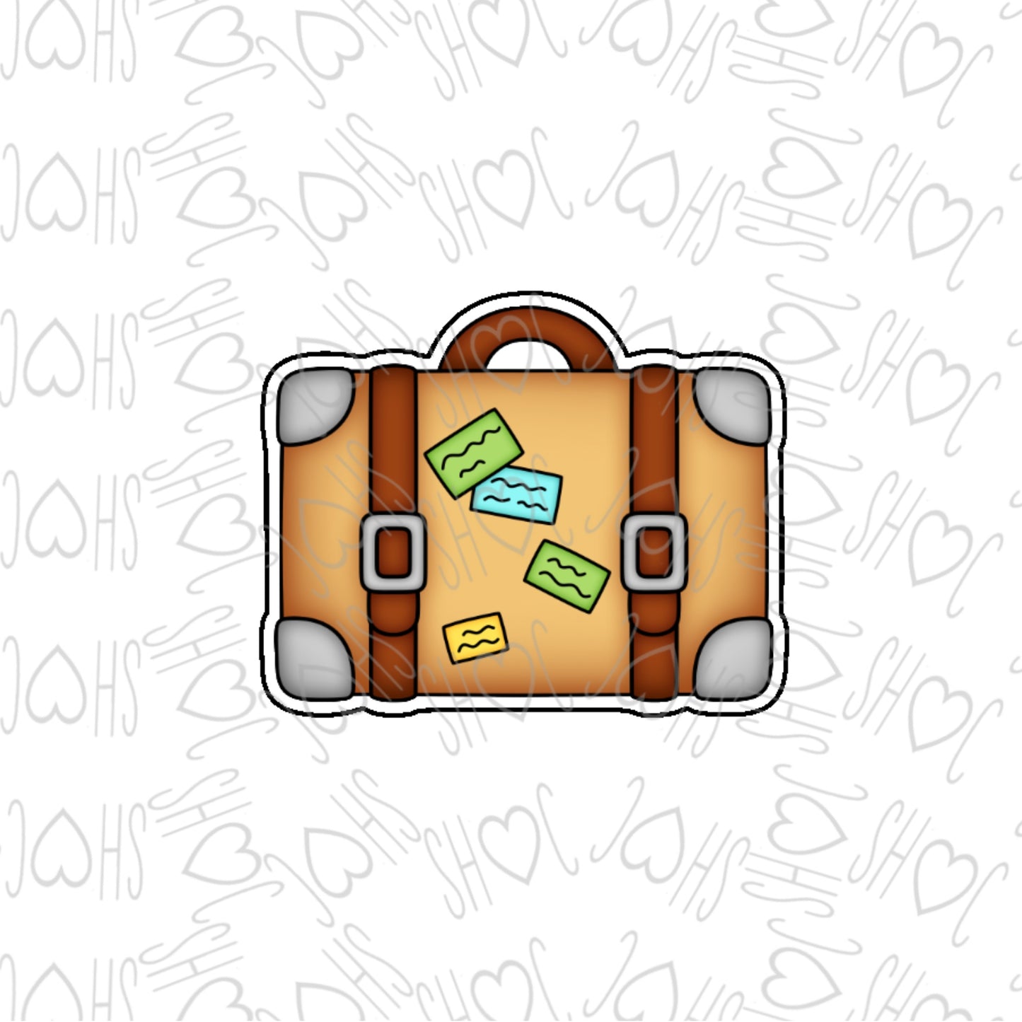 DONE TO ORDER: Suitcase Cookie Cutter