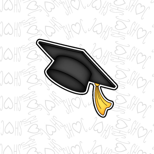 DONE TO ORDER: Graduation Cap 3 Cookie Cutter