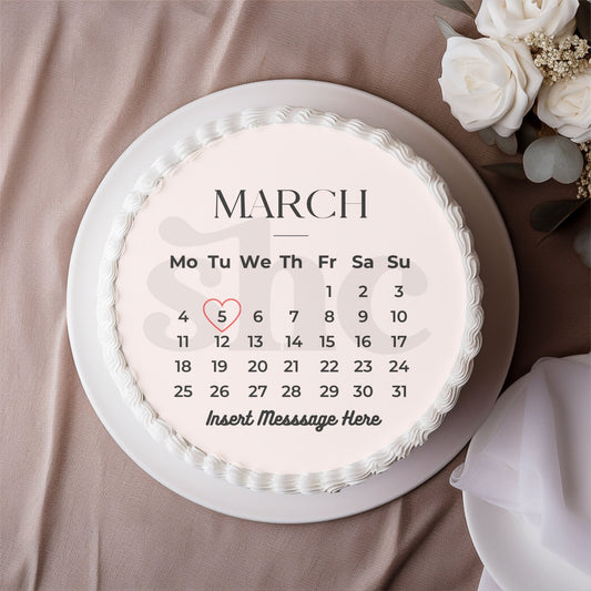 2024 Cake Calendar Template - SHCreations