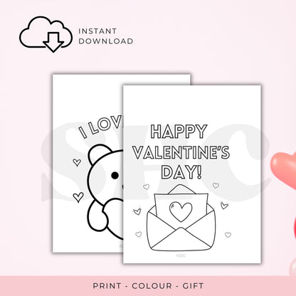 Valentine's Delight: Kids Colouring Pages & Activity Bundle, Love-filled Kids Printables, Vday Fun for Kids, Kids Puzzles, Crafts and Games