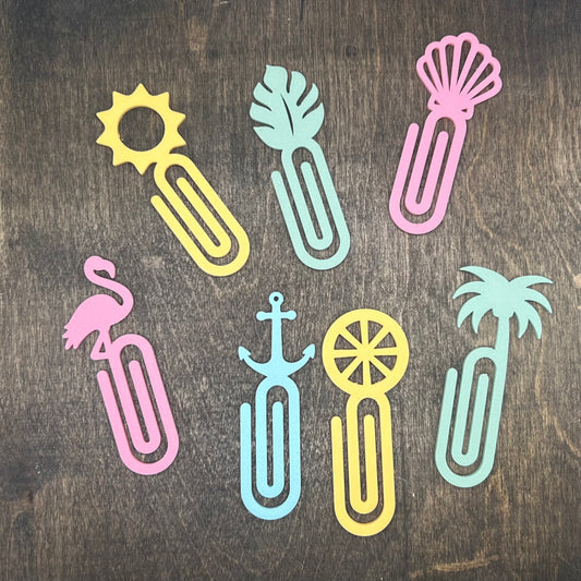 Custom 3D Printed Summer Bookmark Bundle -