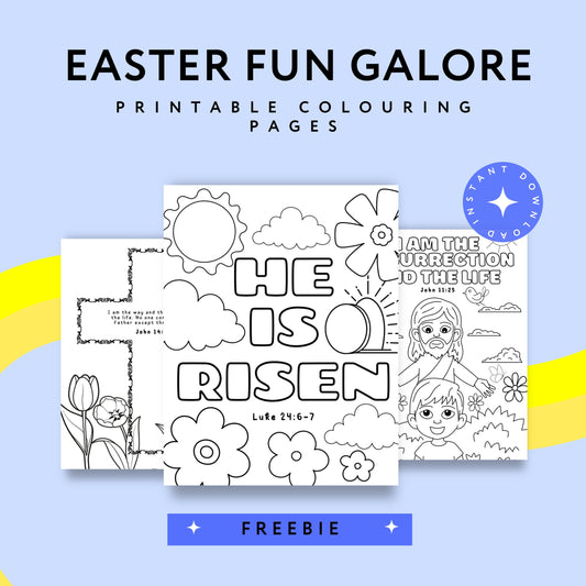 Easter Fun: Printable Colouring Pages Bundle for Kids