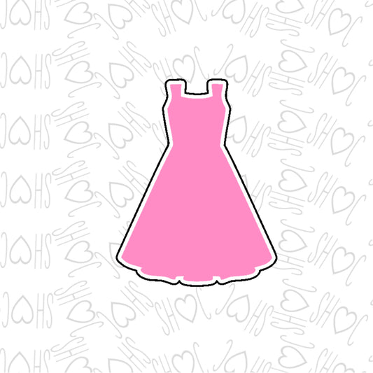 DONE TO ORDER : Doll Dress Cookie Cutter