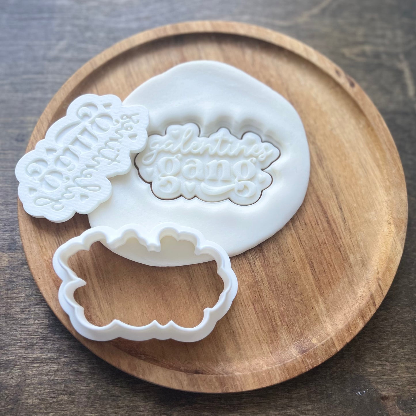 DONE TO ORDER: "Galentine's Gang" Fondant Embosser/ Cookie Cutter