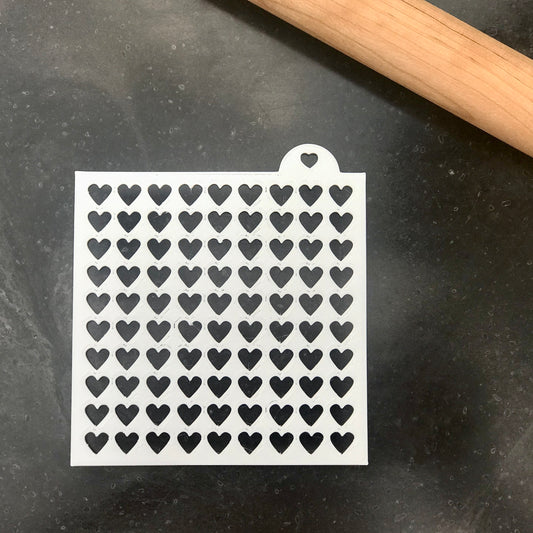 DONE TO ORDER: Heart Sprinkle Stencil