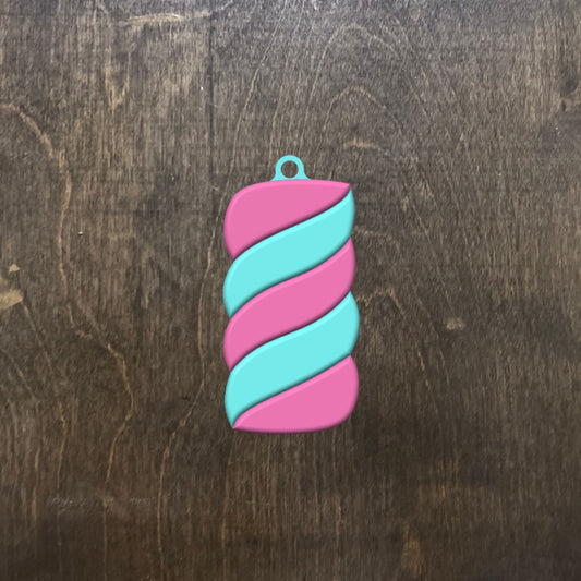 Custom Candy Swirl NFC Keychain