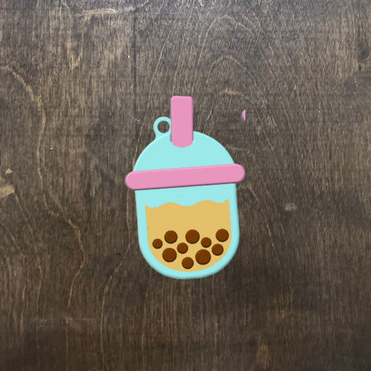 Custom Boba NFC Keychain