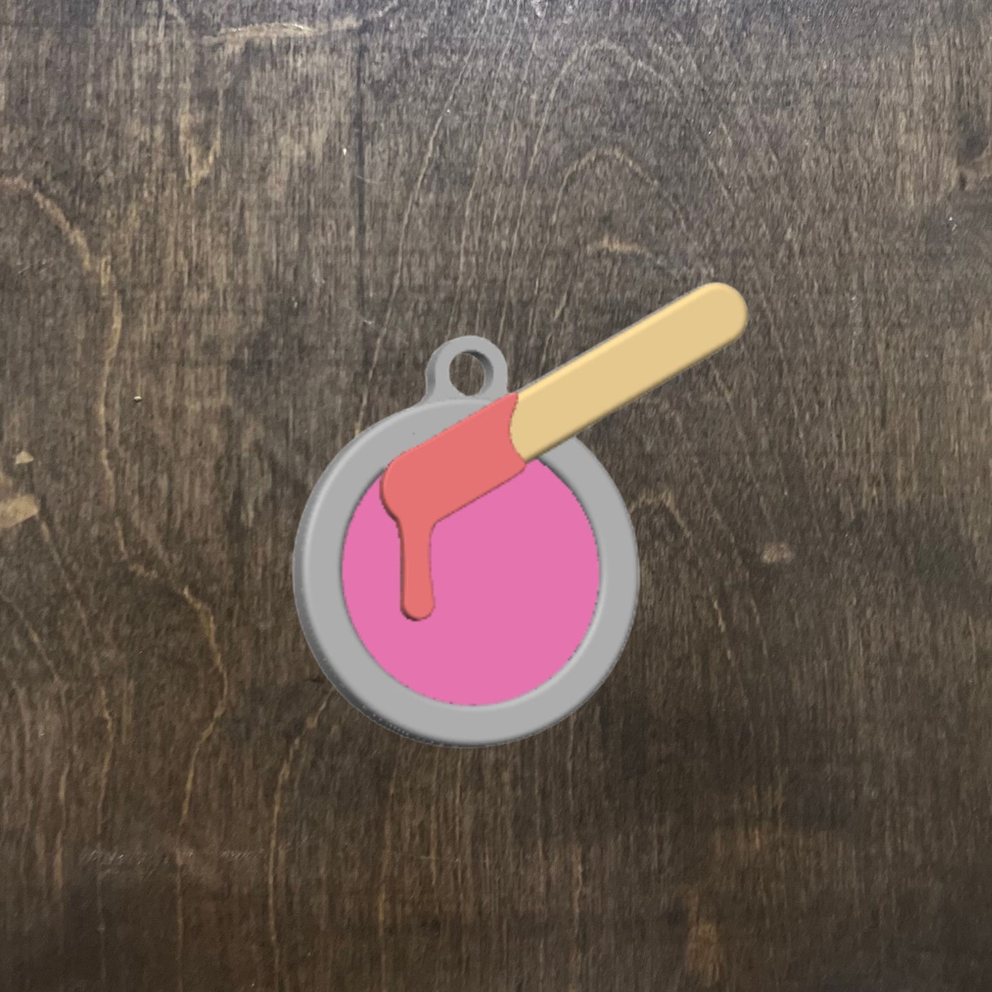 Custom Wax Pot NFC Keychain