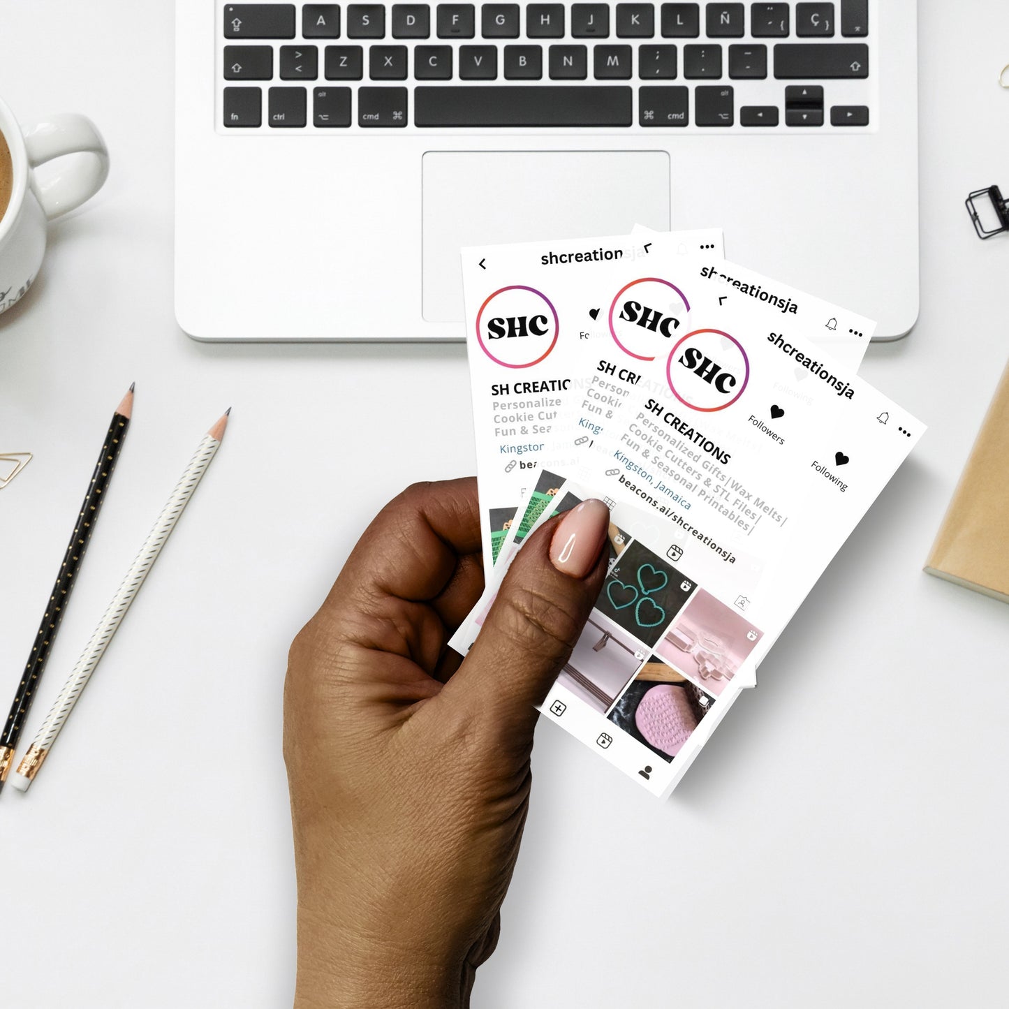 IG Business Card Template