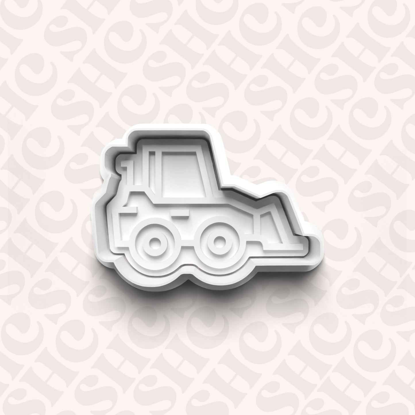 DONE TO ORDER: Construction Vehicle Cookie Cutter + Fondant Set 2