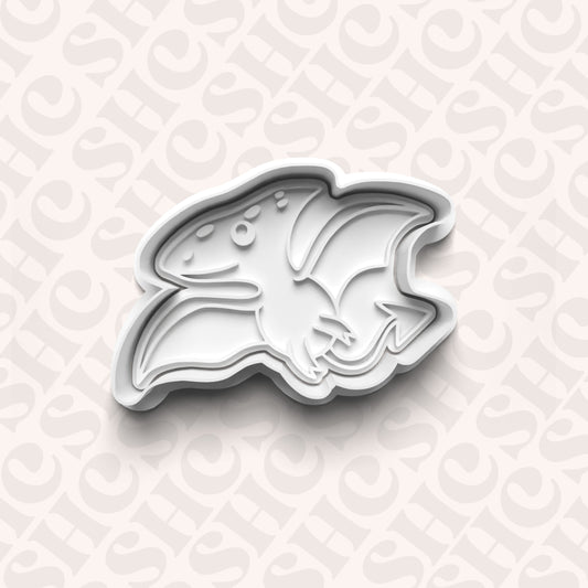 DONE TO ORDER: Dino Cookie Cutter + Fondant Stamp Set 8