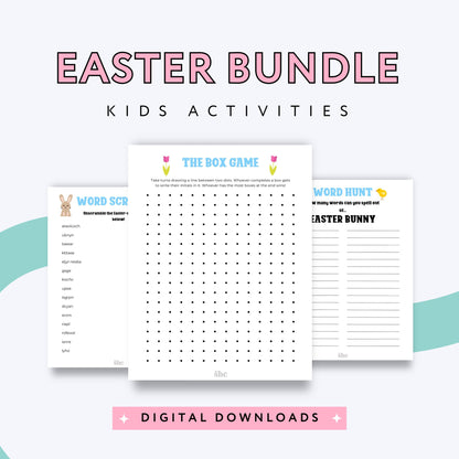 🐰 Easter Fun Galore: Printable Kids Activity Bundle for Egg-citing Celebrations! 🥚  Digital Download Delight!