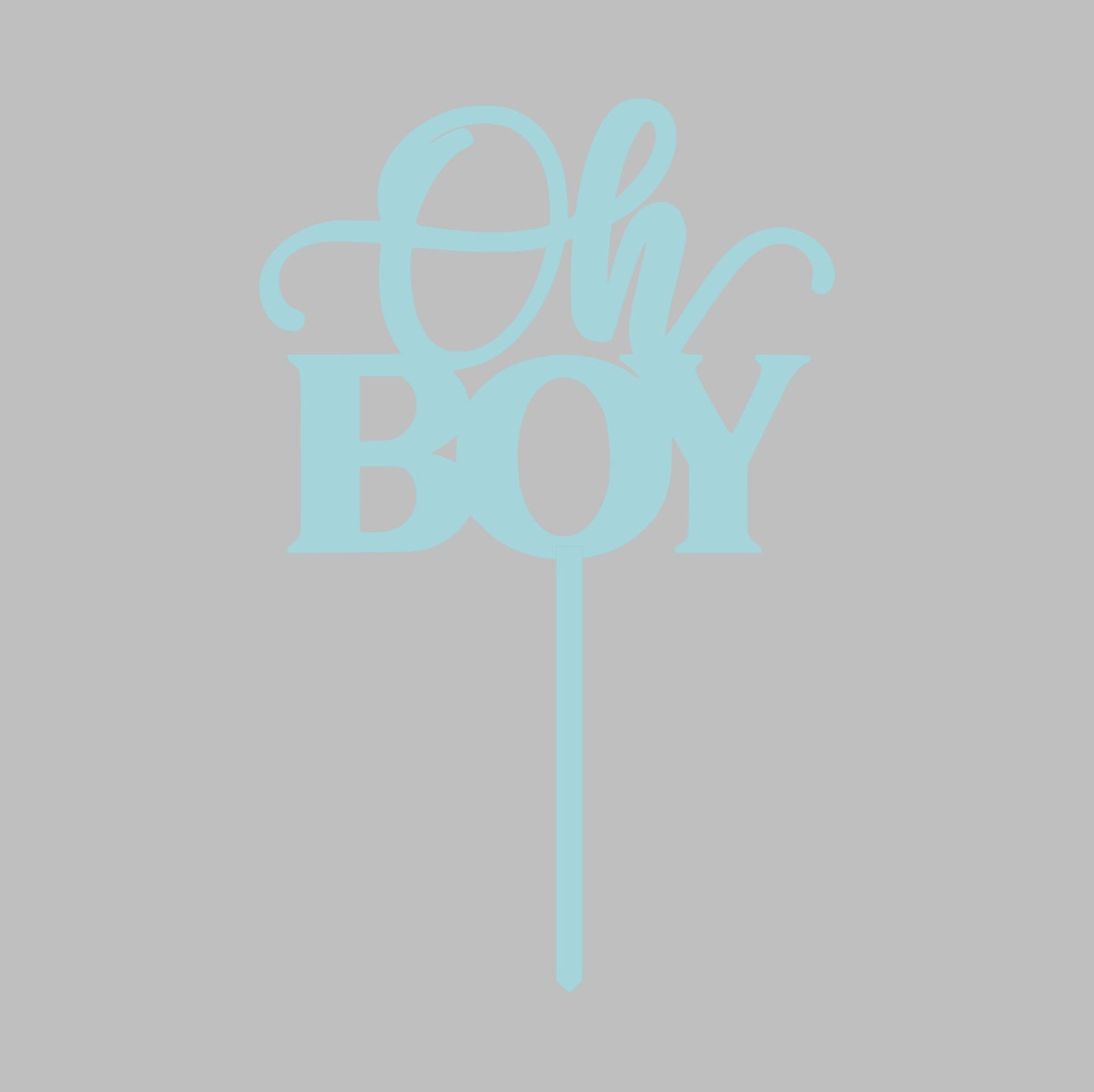 DONE TO ORDER: 'Oh Boy' Topper