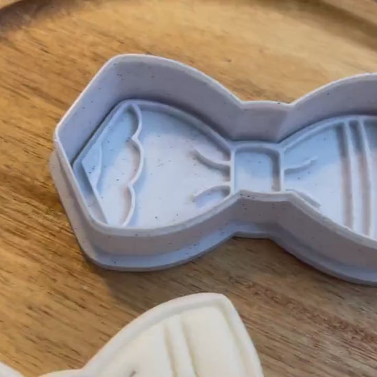 Bow Tie Pencil Cookie Cutter and Fondant Stamp STL | Perfect for Back-to-School and Teacher Appreciation Events | 3D Printable Baking Tools