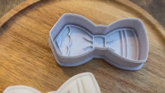 Bow Tie Pencil Cookie Cutter and Fondant Stamp STL | Perfect for Back-to-School and Teacher Appreciation Events | 3D Printable Baking Tools